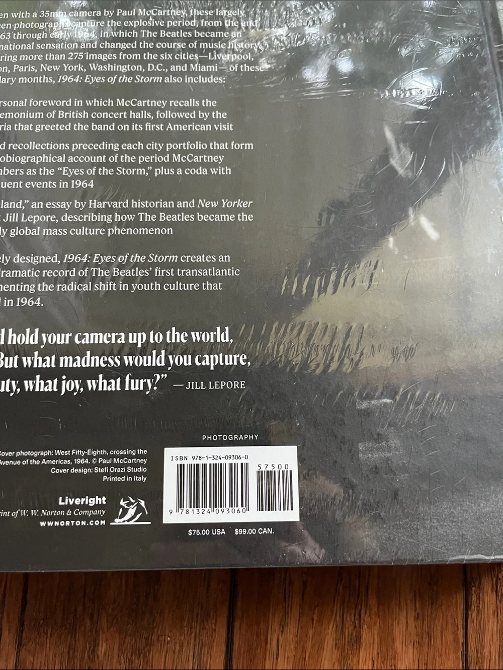 1964: Eyes of the Storm hardcover NWT book by Paul mcCartney